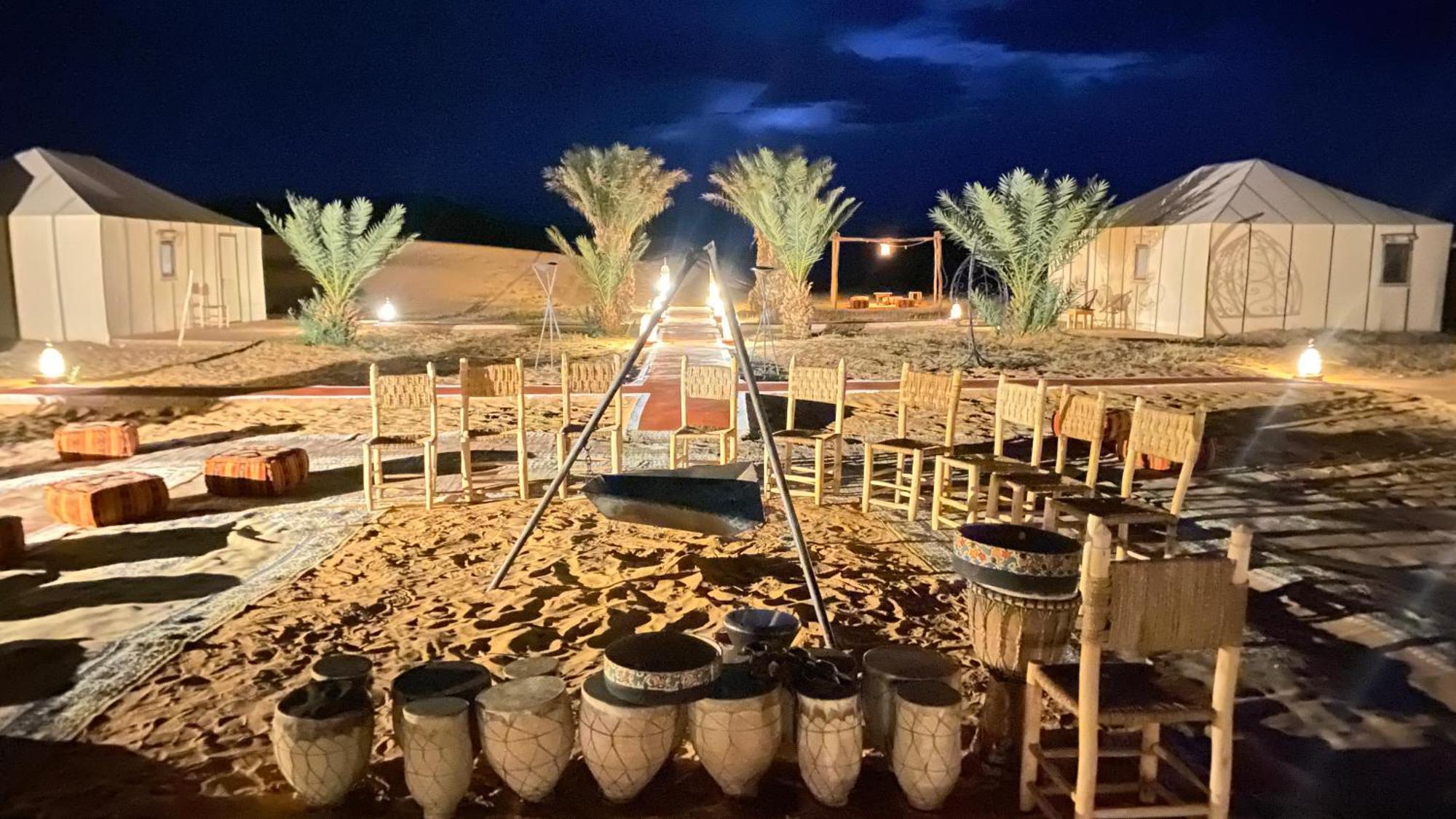 Erg Chebbi Sahara Camp Hotel Мерцуга Екстериор снимка